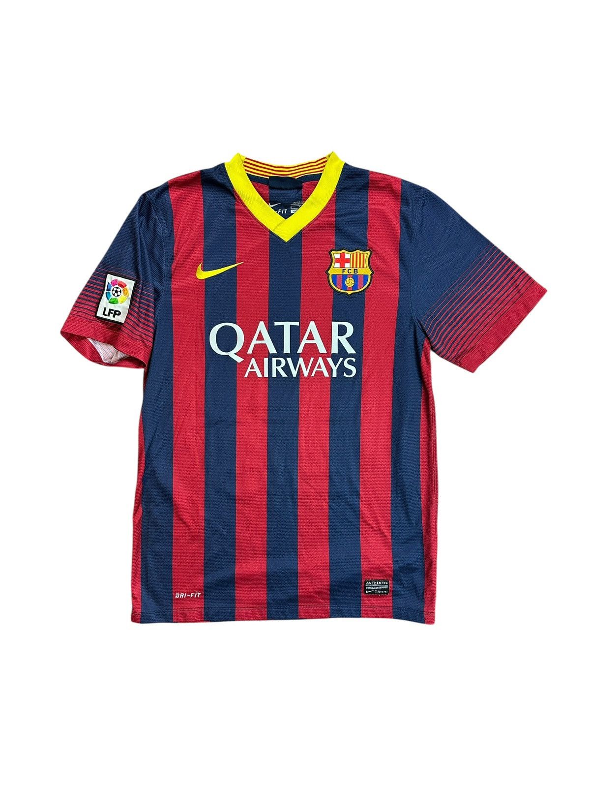 Nike Barcelona 2013/14 Messi Home Soccer Jersey Size US S / EU 44-46 / 1 - 3 Thumbnail
