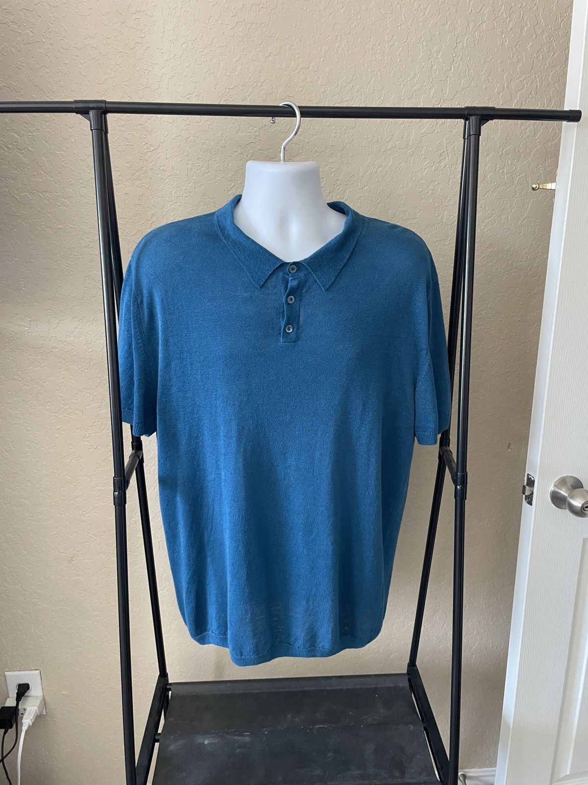 Timothy Everest Linen 3 Button Polo Knit Size US XL / EU 56 / 4 - 1 Thumbnail