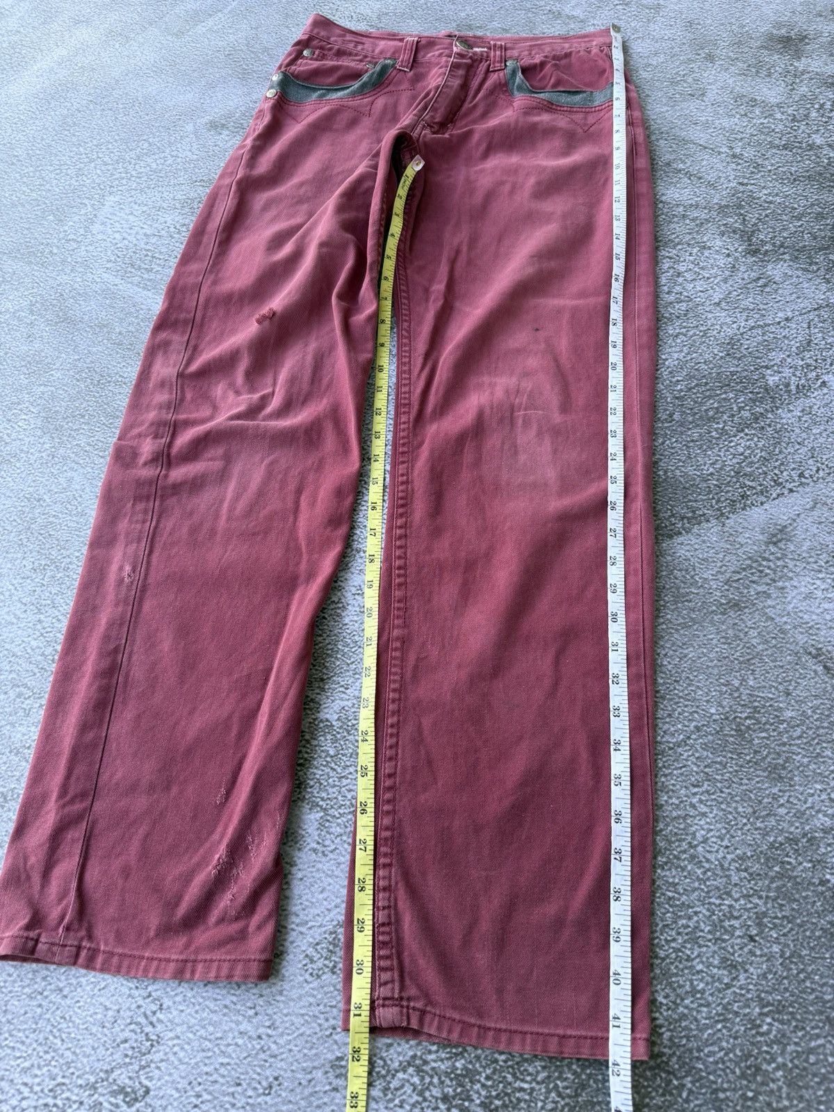 20471120 × Beauty Beast × Japanese Brand Wild life jeans pants button skull Ifsixwas goa style Size US 29 - 10 Thumbnail