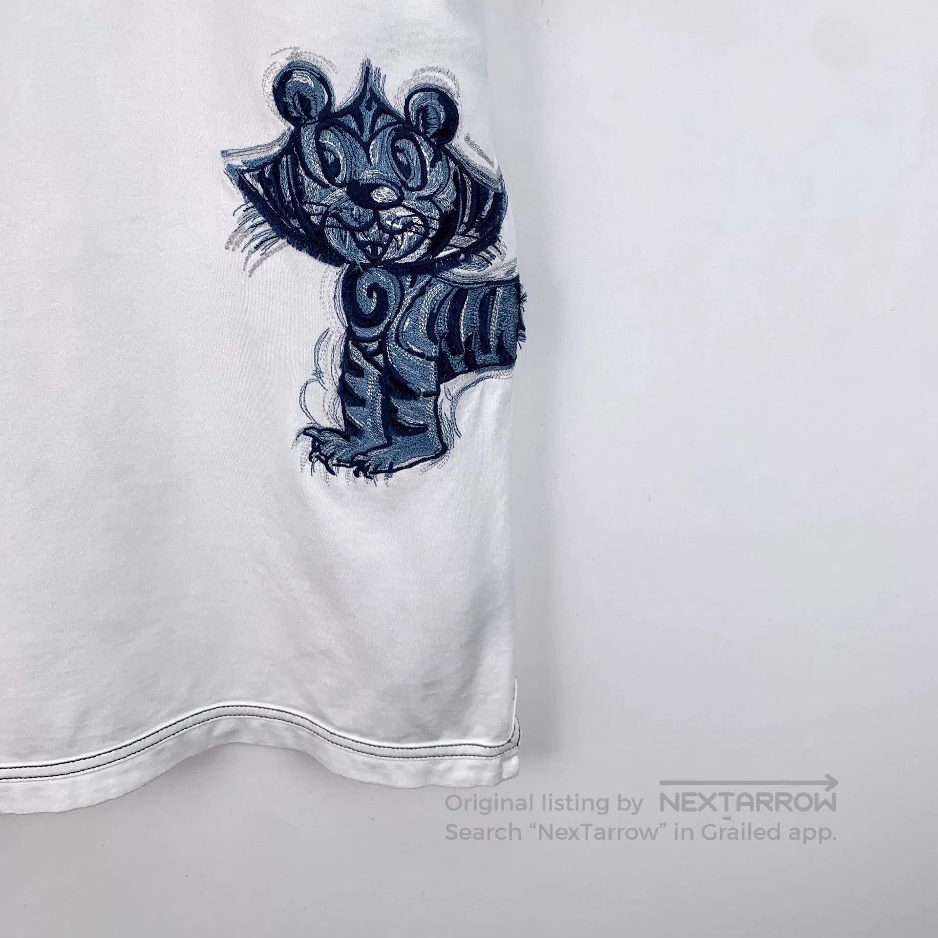 Dior dior white tiger embroidery short sleeve t-shirt. Size US XXS / EU 40 - 5 Thumbnail
