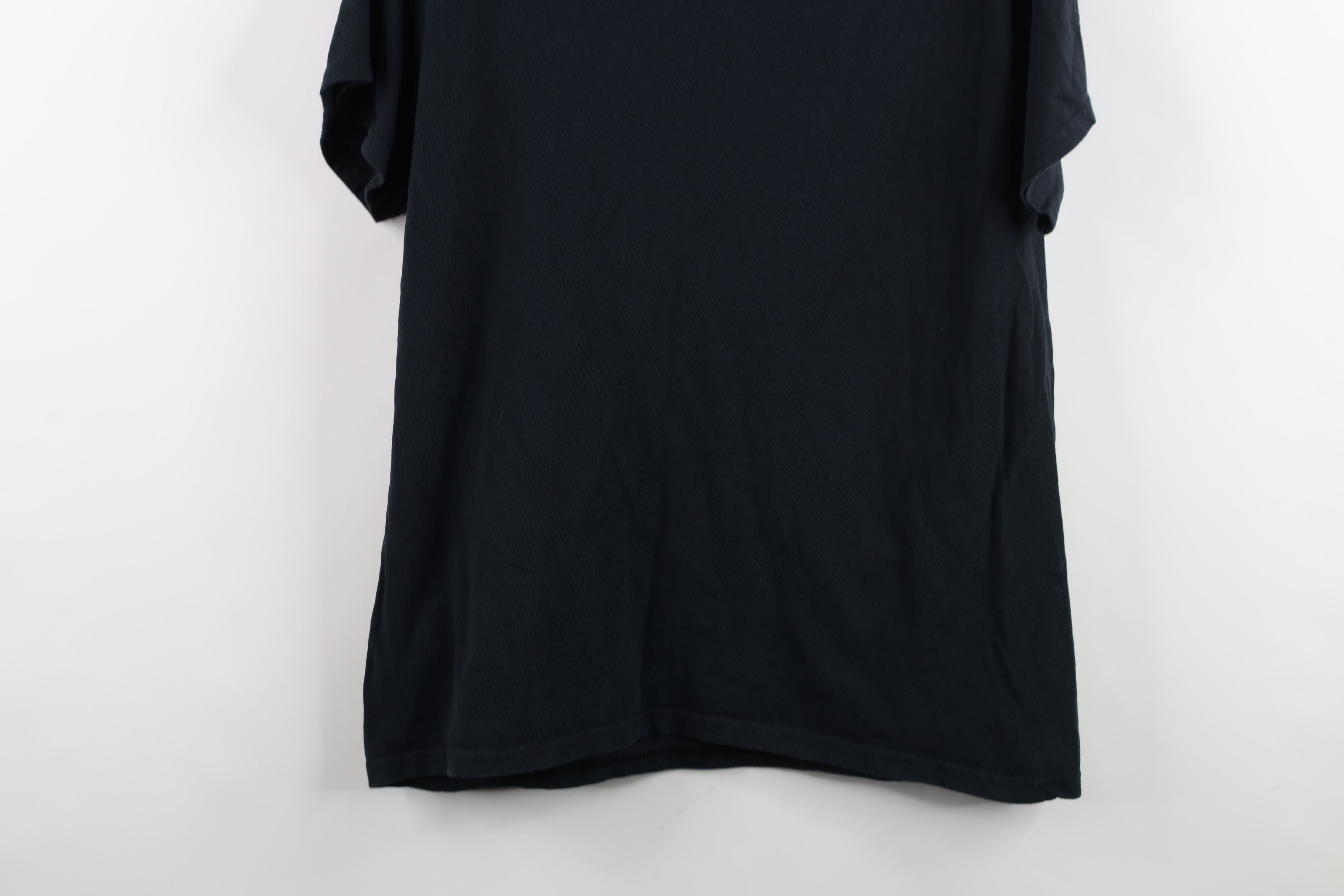 Vintage Vintage 90s Streetwear Cotton Short Sleeve T-Shirt Black Size US L / EU 52-54 / 3 - 13 Thumbnail