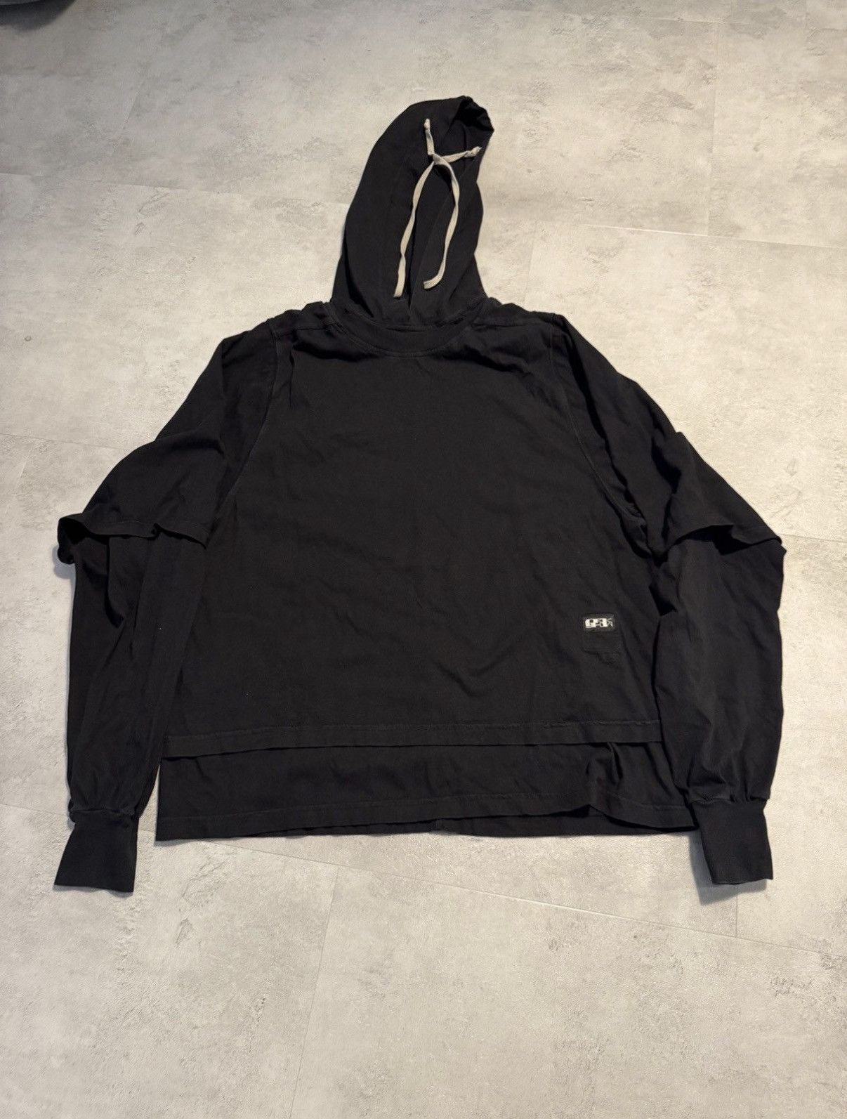 Rick Owens Drkshdw Rick Owens Drkshdw Hoodie T-shirt Size US XL / EU 56 / 4 - 1 Thumbnail