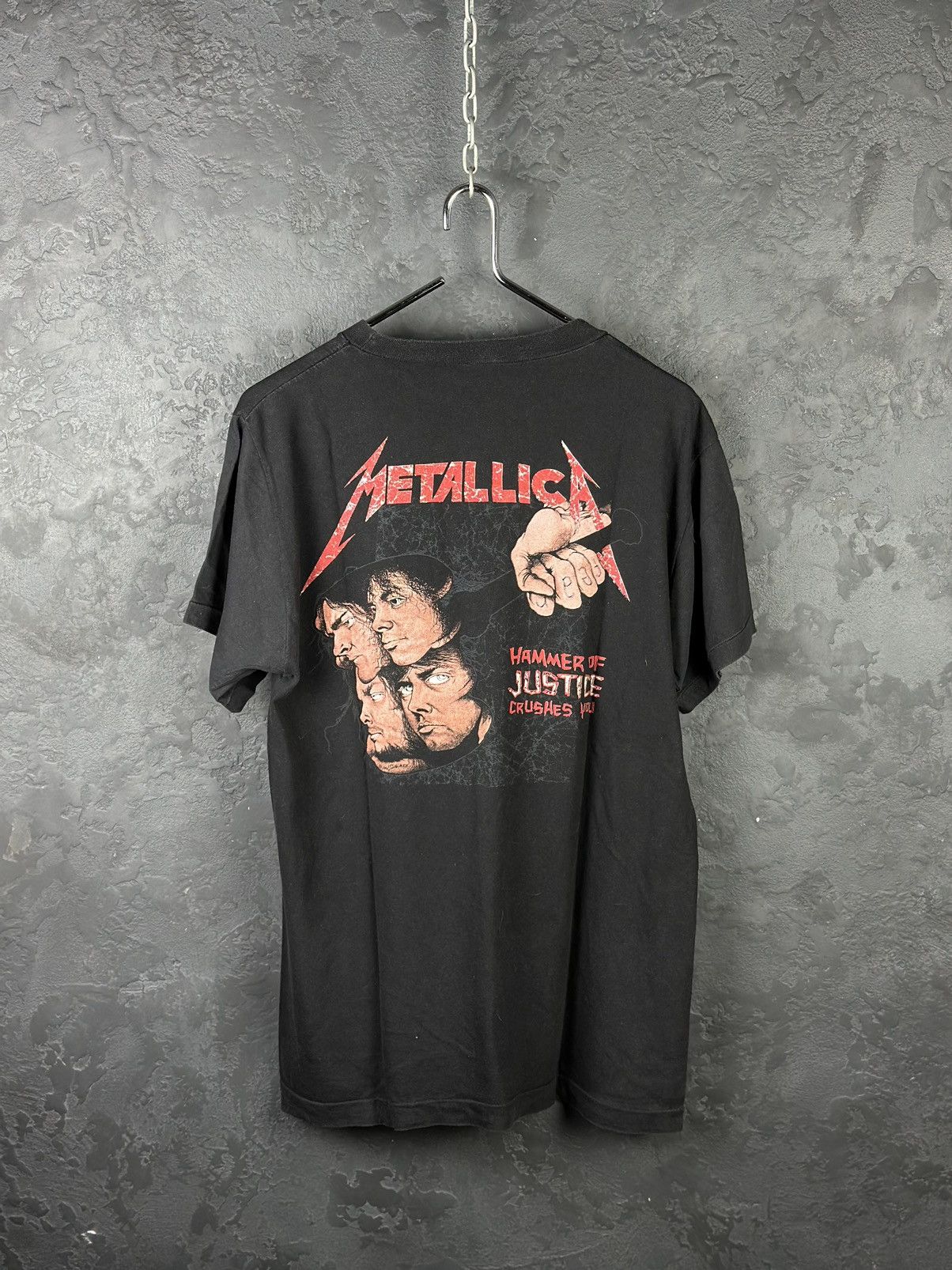 Band Tees 1988 Metallica Damaged Justice T-Shirt Vintage Big Logo Size US L / EU 52-54 / 3 - 10 Thumbnail