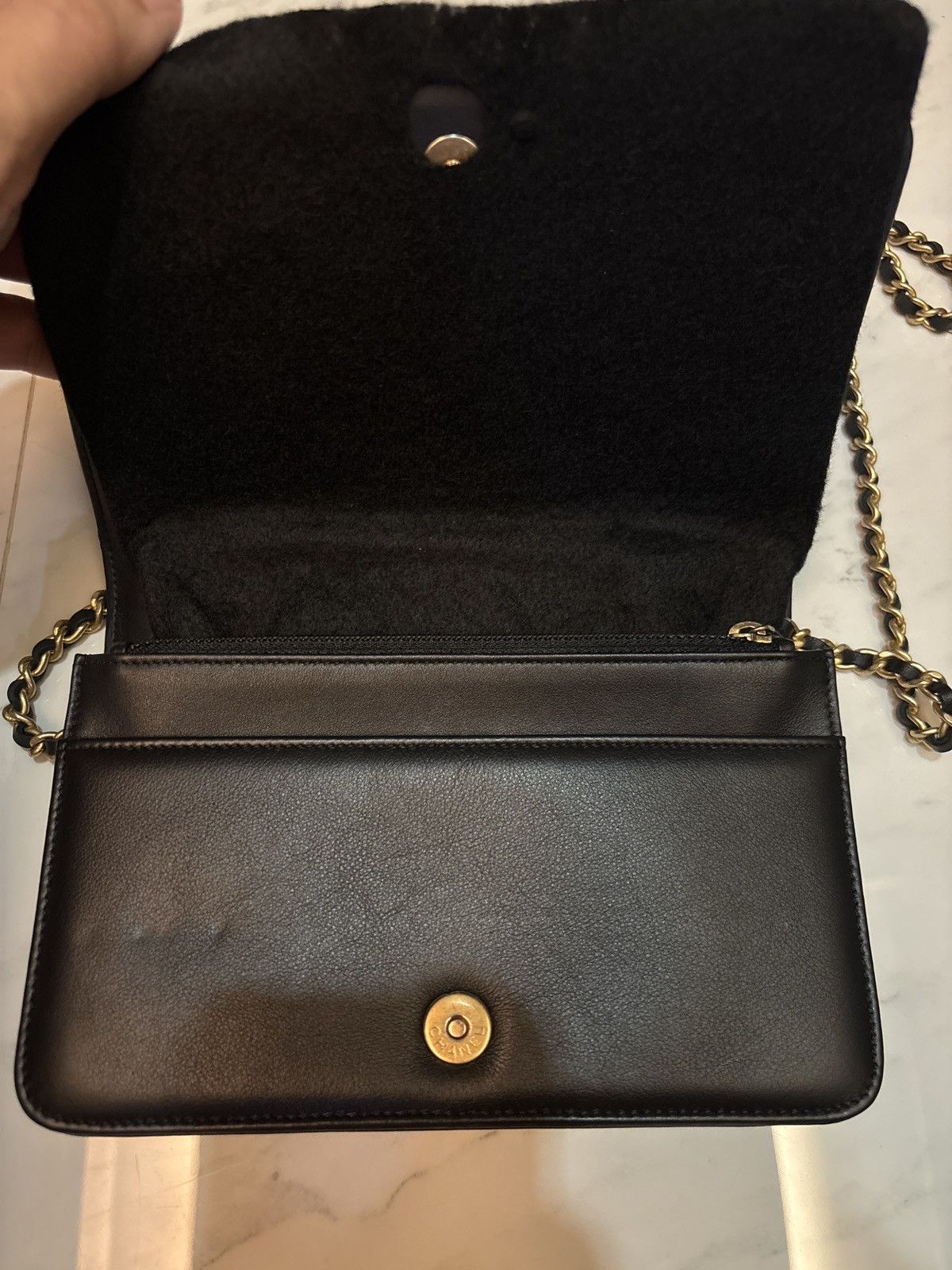 Chanel Chanel Boy Wallet on Chain Black Size ONE SIZE - 5 Thumbnail