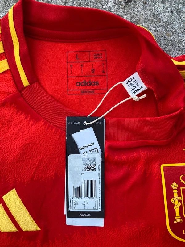 Adidas Jersey Adidas 2024/25 Spanish national team Lamine Yamal Size US L / EU 52-54 / 3 - 5 Thumbnail