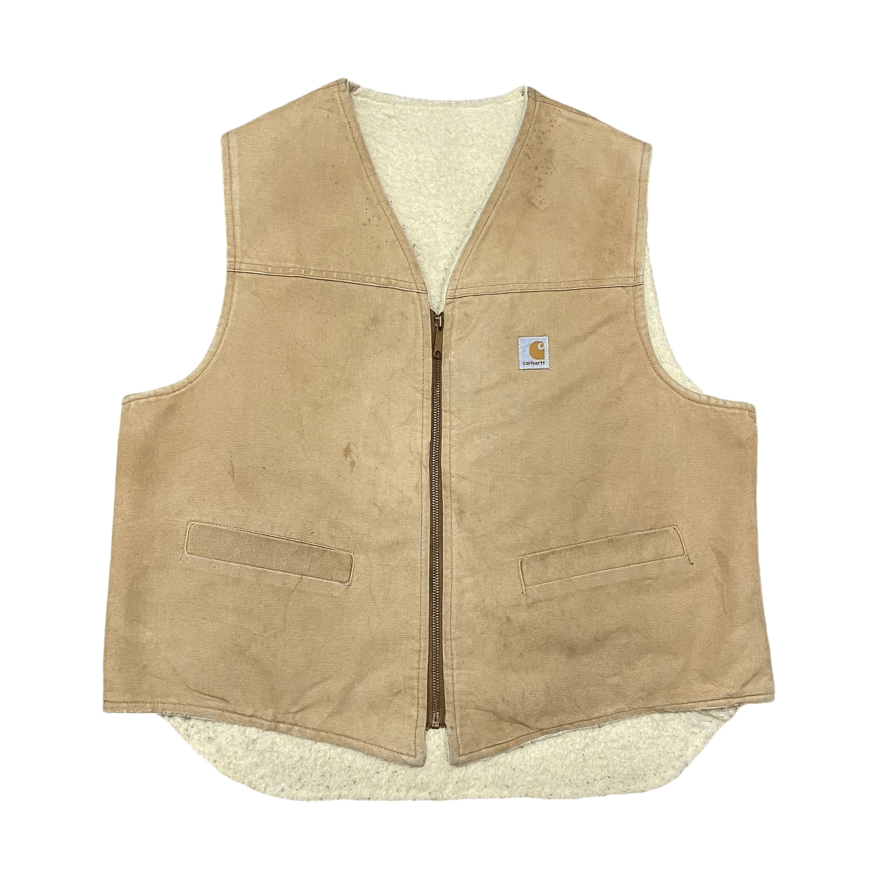Carhartt Vintage Carhartt Canvas Work Vest Size US L / EU 52-54 / 3 - 1 Thumbnail