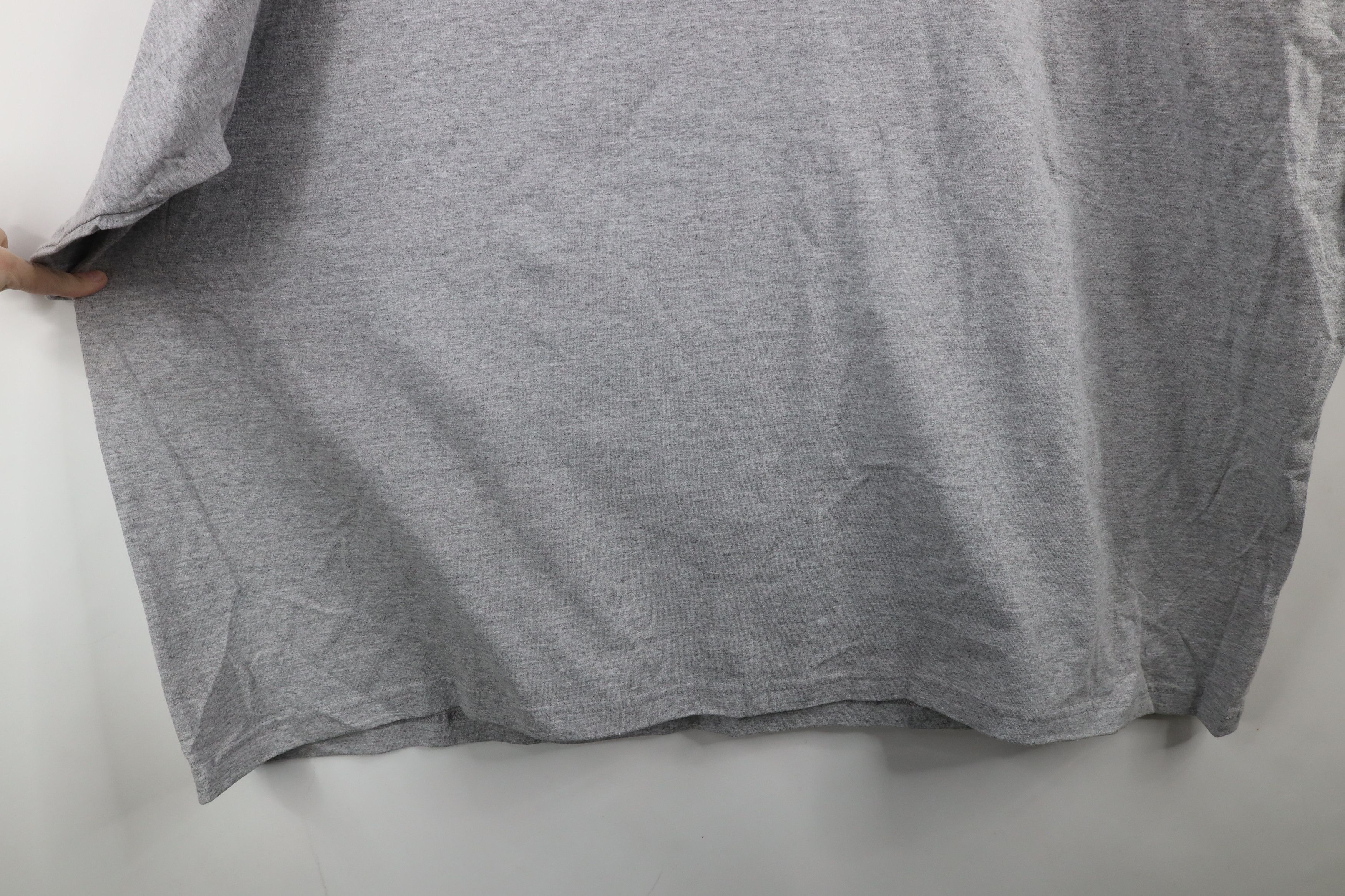 Vintage Vintage 90s Streetwear Short Sleeve T-Shirt Heather Gray Size US XXL / EU 58 / 5 - 7 Thumbnail