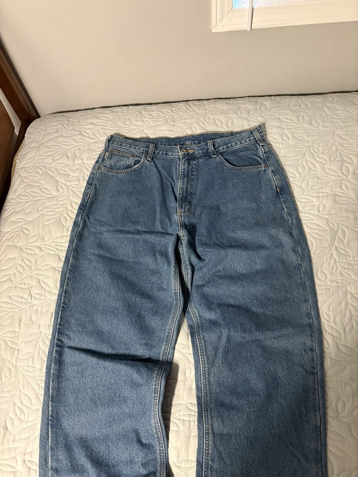 Carhartt Dark blue Carhartt pants Size US 38 / EU 54 - 1 Thumbnail
