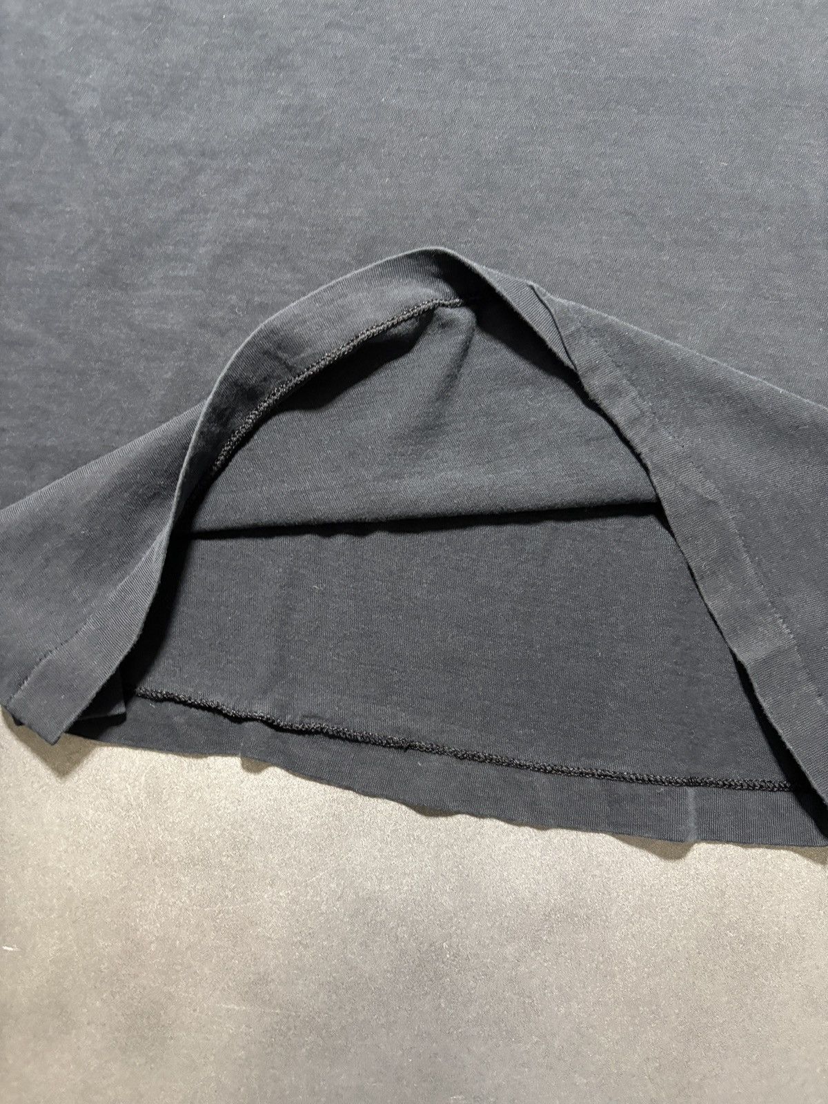Vintage 1990s Blank Tee Vintage Black T-Shirt 90s Stanfields Canada Size US M / EU 48-50 / 2 - 6 Thumbnail
