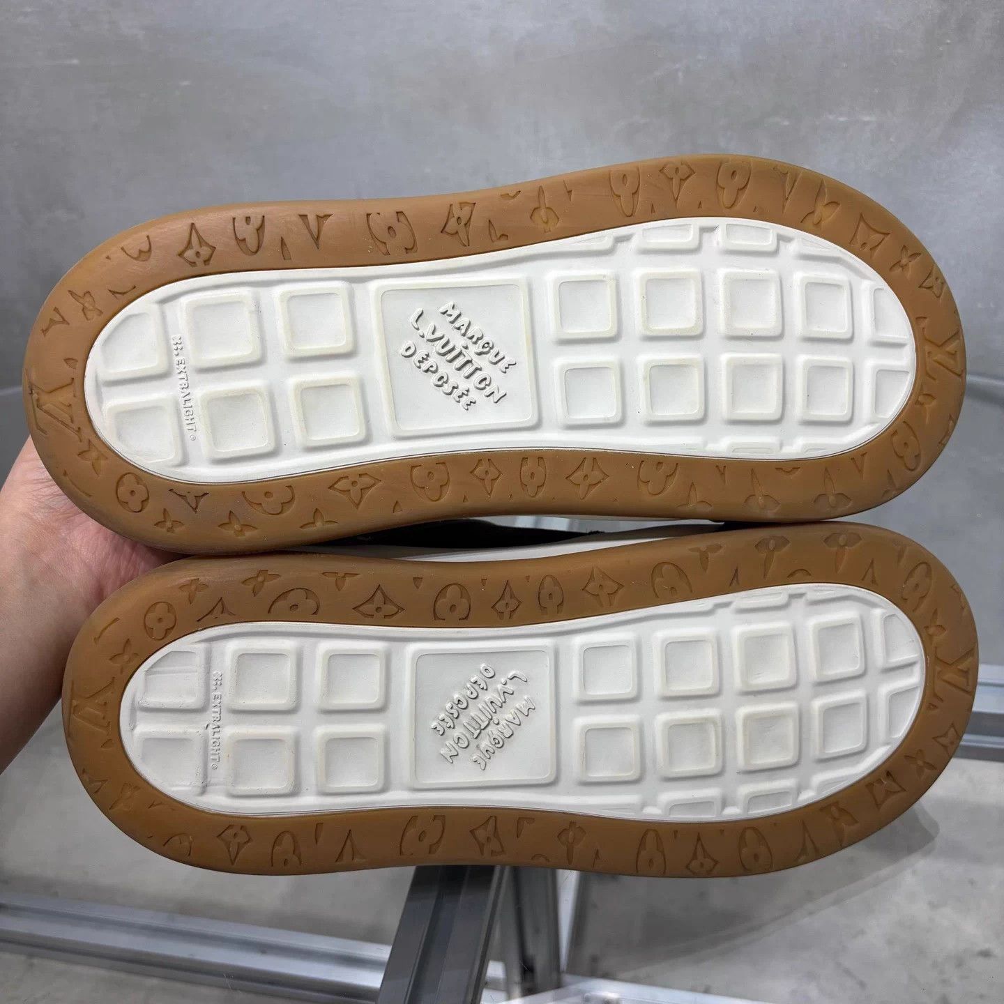 Louis Vuitton LV Tilted Brown Biscuit Shoes UK8 42 Size US 9 / EU 42 - 7 Thumbnail