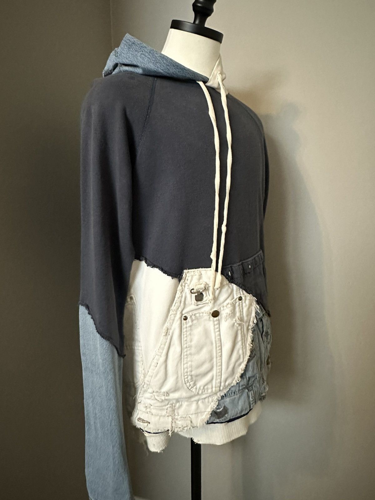 Greg Lauren 1of1 50/50 Navy/Painter Hoodie - 2 Size US M / EU 48-50 / 2 - 4 Thumbnail
