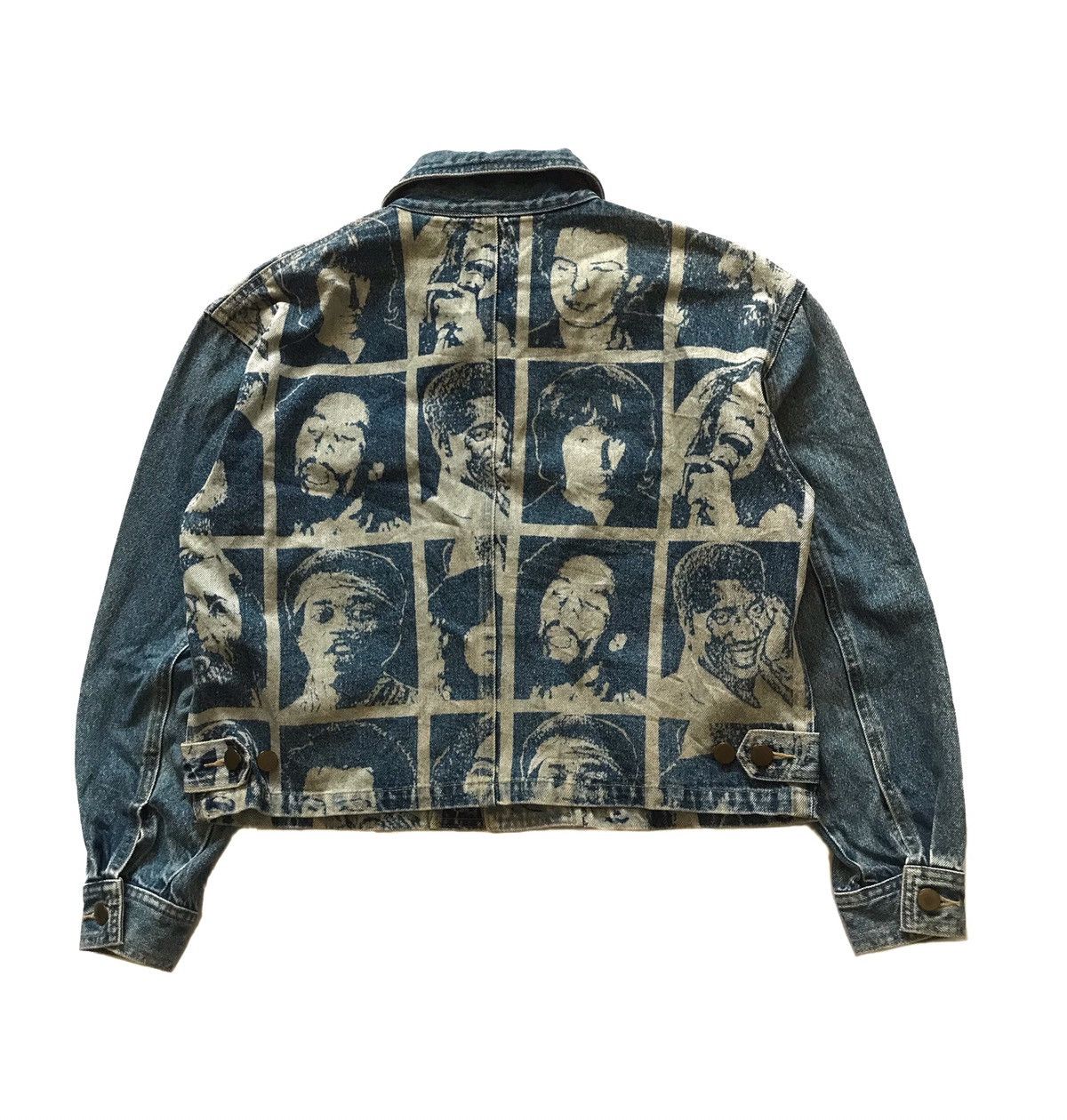 Japanese Brand × Jean Paul Gaultier JAPANESE BRAND FULLPRINT DENIM JACKET Size M / US 6-8 / IT 42-44 - 2 Thumbnail