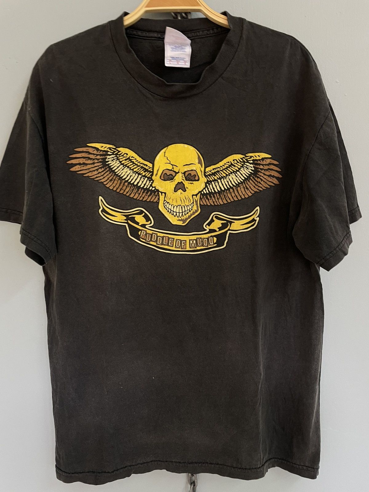 Band Tees Vintage 90s Puddle of Mudd Death before Dishonor rock band Size US L / EU 52-54 / 3 - 3 Thumbnail