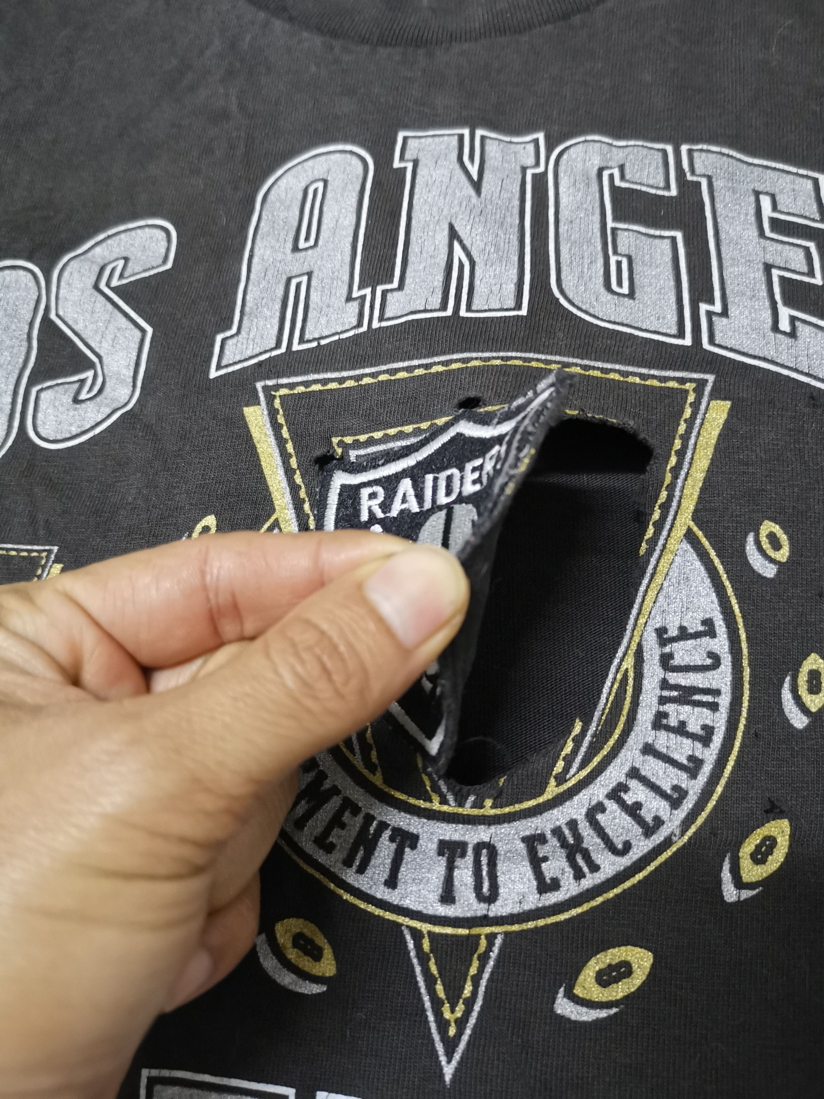 Vintage Vintage Raiders tee Size US XL / EU 56 / 4 - 6 Thumbnail