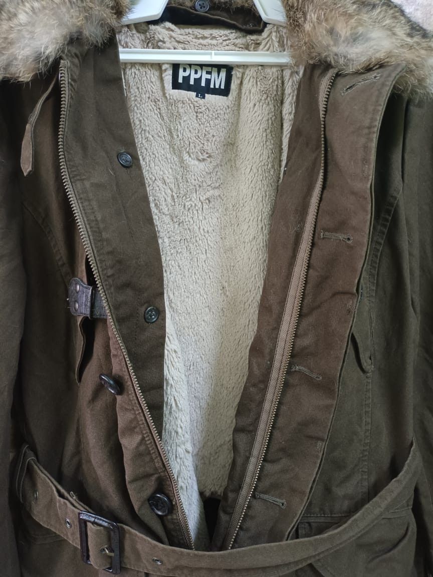 PPFM PPFM Lgb Styled Fur Bondage Hooded Parka Jacket Size US L / EU 52-54 / 3 - 9 Thumbnail