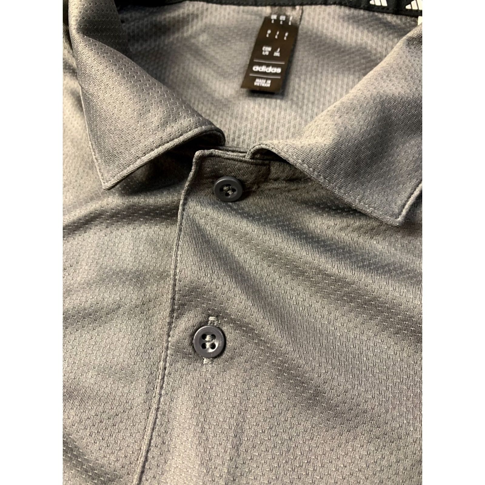 Adidas ADIDAS PERFORMANCE POLO SHIRT Mens Football Jersey 2024 L Gray Short Sleeve 100% Polyester Recycled Comfort Classic polo Size US L / EU 52-54 / 3 - 5 Thumbnail