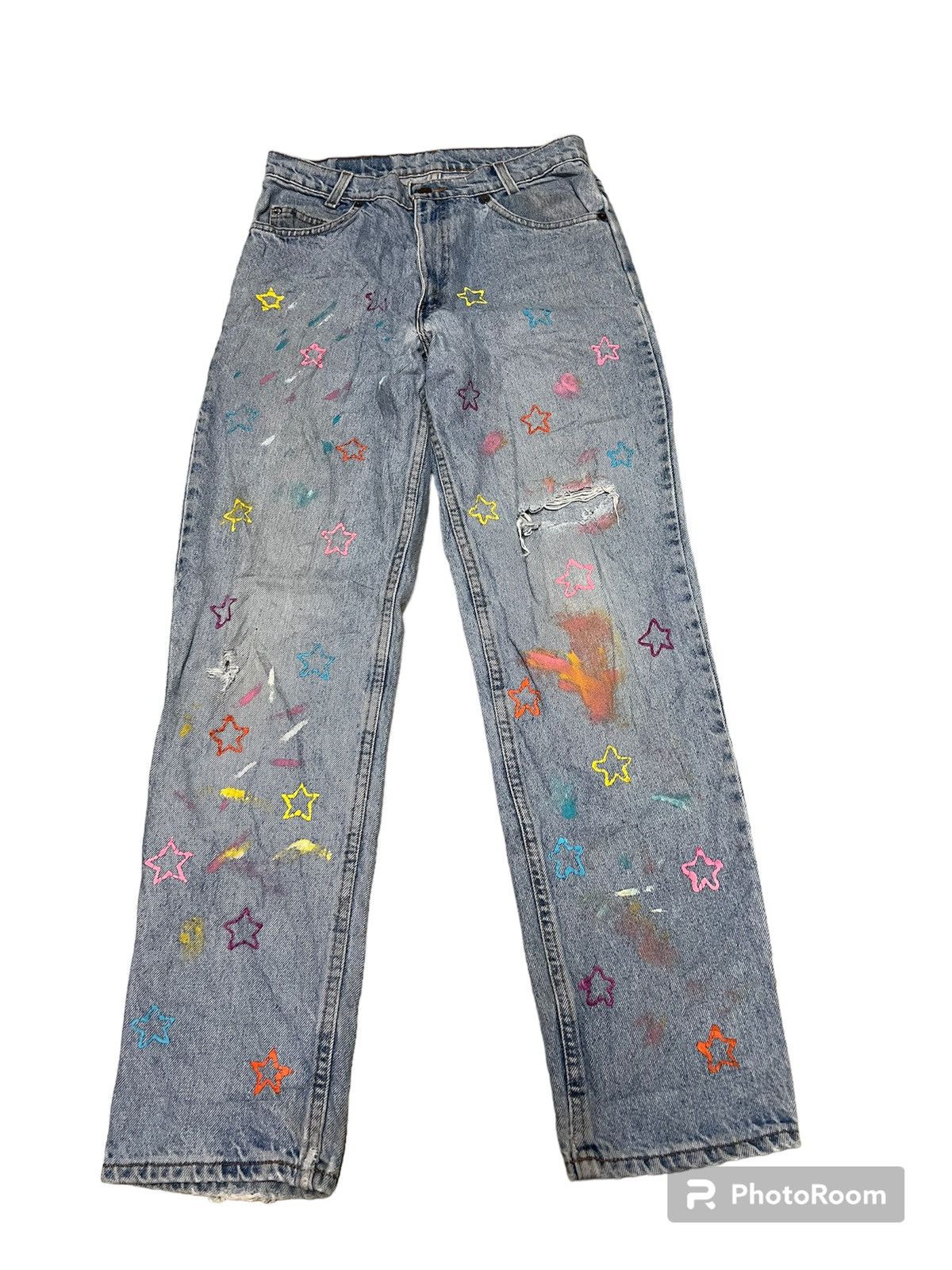 🔥 VINTAGE LEVIS 550 PAINTER DENIM JEANS