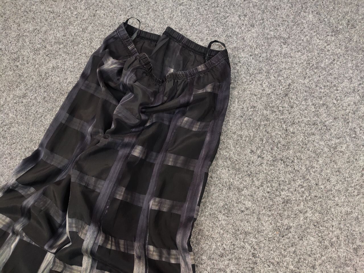 Other Eva Kyburz Design Wide Led Light Black Pattern Pants Size 32" / US 10 / IT 46 - 4 Thumbnail