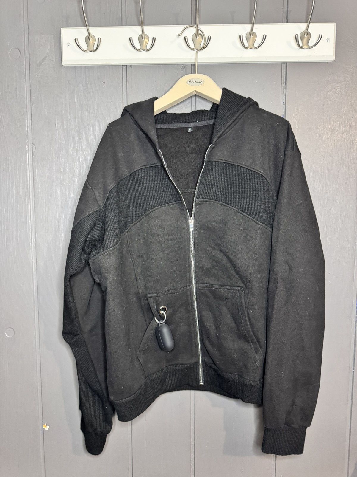 If Six Was Nine × Japanese Brand Rare waffle keychain hole hoodie Size US L / EU 52-54 / 3 - 2 Thumbnail