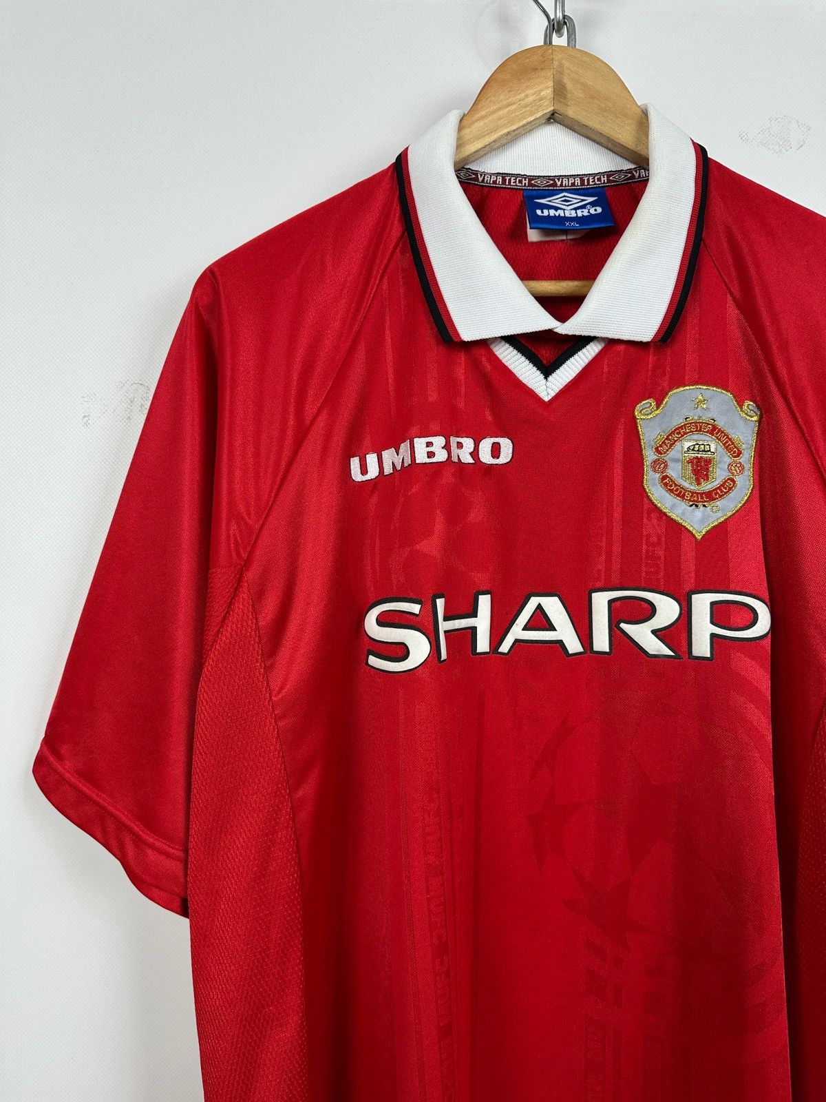 Umbro Vintage 1997-2000 Umbro Manchester United Rare Soccer Jersey Size US XXL / EU 58 / 5 - 3 Thumbnail
