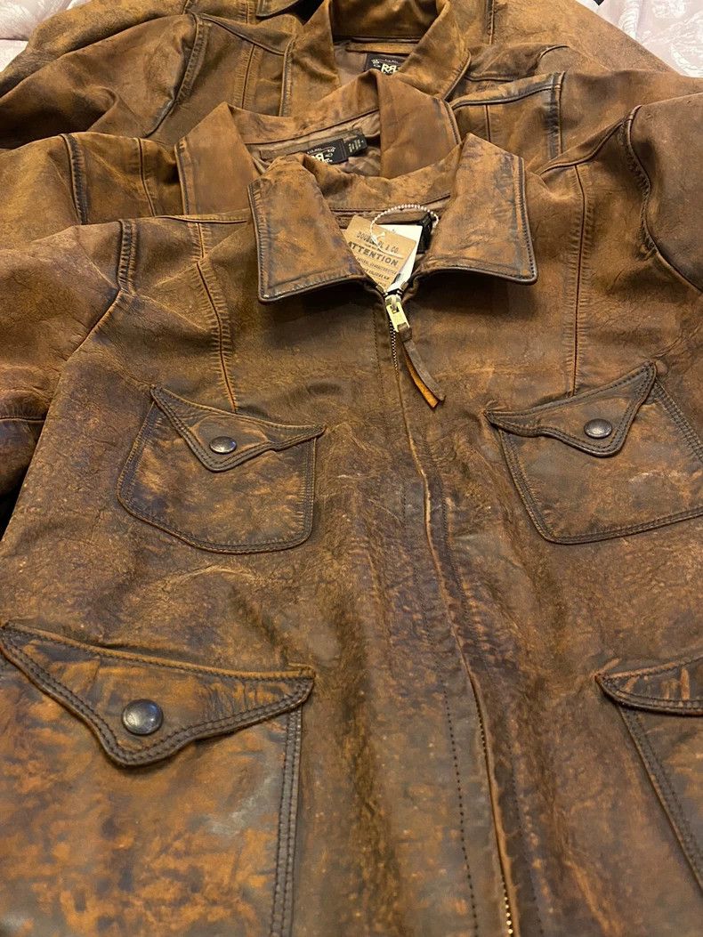 RRL Ralph Lauren RRL Ralph Lauren Women's cowhide leather jacket Size S / US 4 / IT 40 - 6 Thumbnail