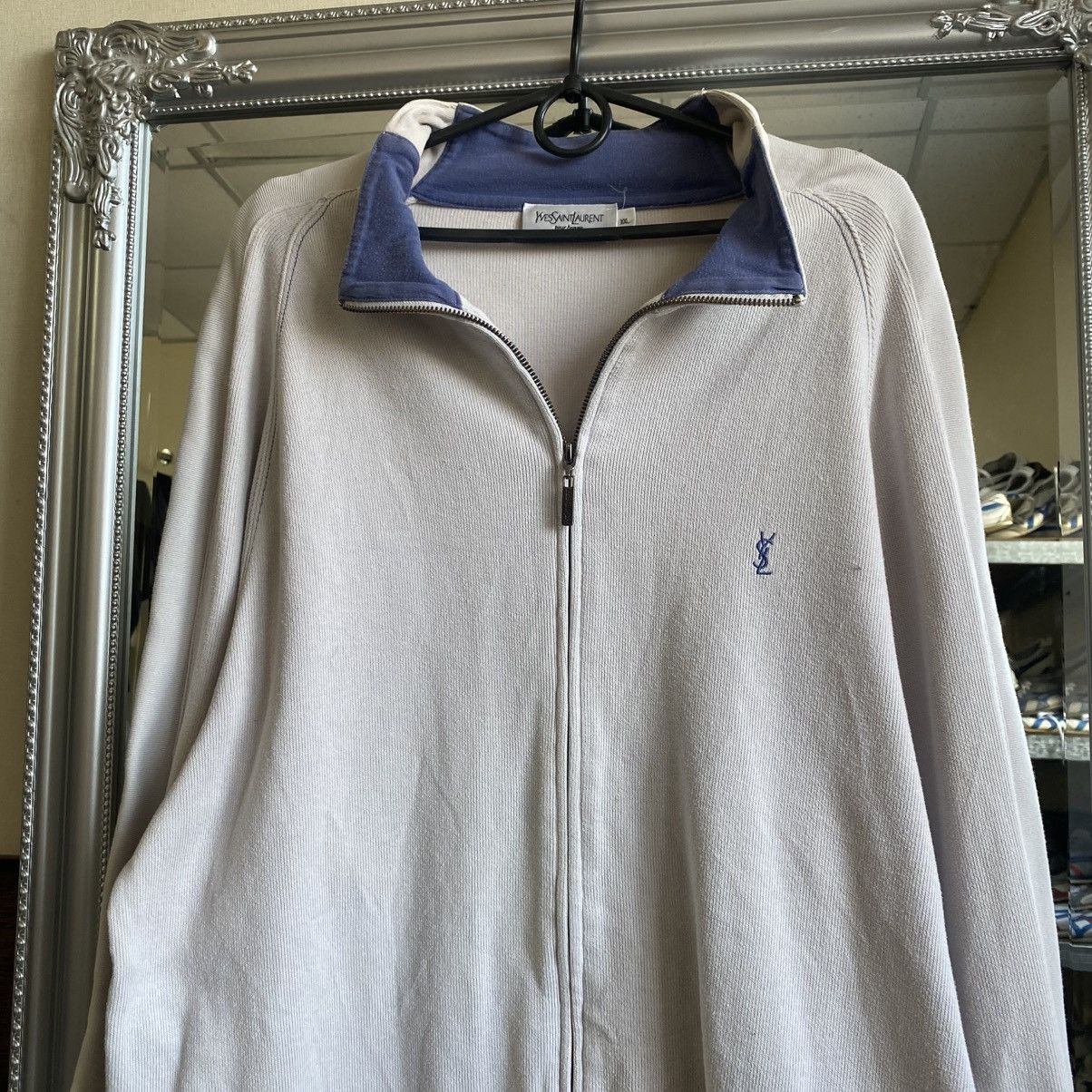 Yves Saint Laurent Vintage YSL Yves Saint Laurent Zip Up sweater Size US XL / EU 56 / 4 - 3 Thumbnail