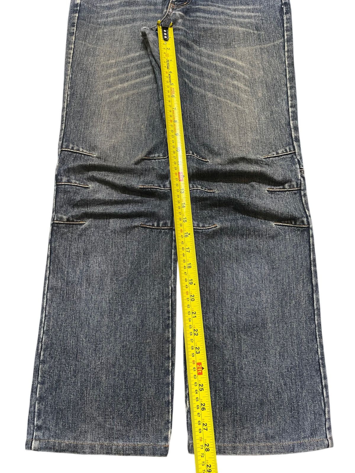 291295=Homme Vintage Japan 291295 Homme Mud Wash Faded Clawmark Loose Fit Size US 31 - 14 Thumbnail