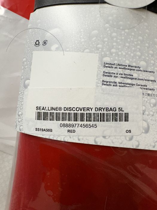 Supreme Supreme SealLine Discovery Dry Bag 5L red ss 19 | Grailed