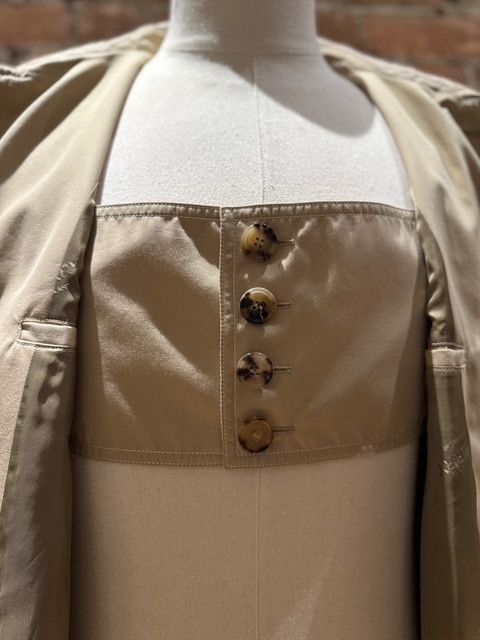 Burberry BURBERRY – Honey Single-Breasted Car Coat Size US M / EU 48-50 / 2 - 10 Thumbnail