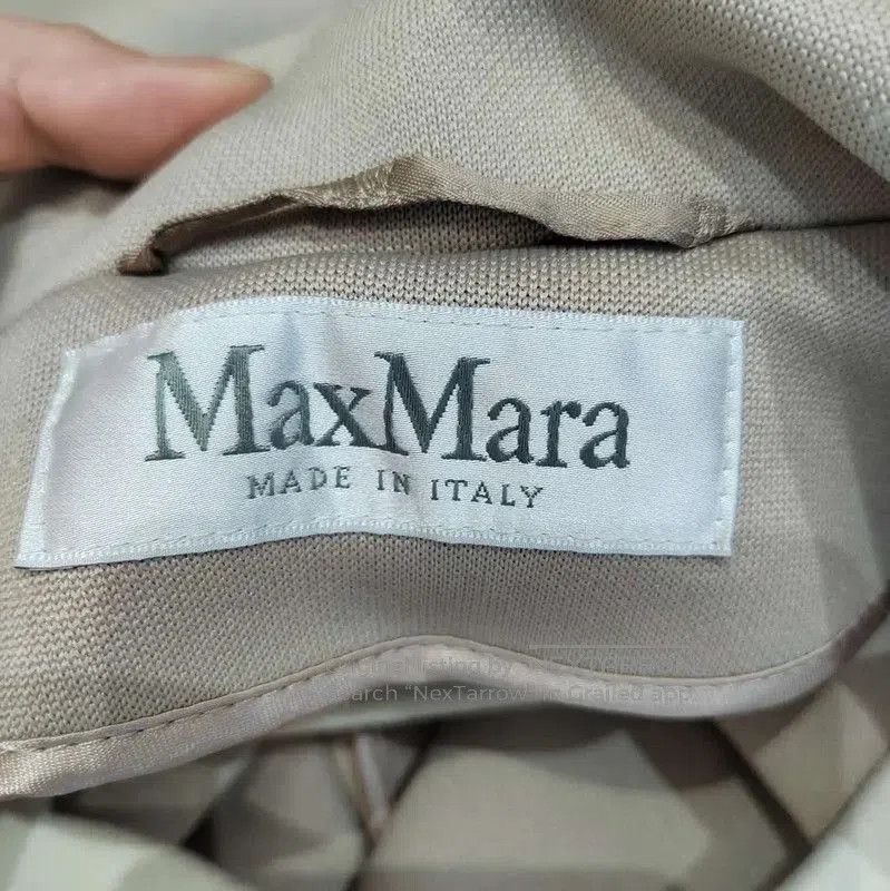 Max Mara MaxMara Light Gray Women's Trench Coat . Size L / US 10 / IT 46 - 2 Thumbnail
