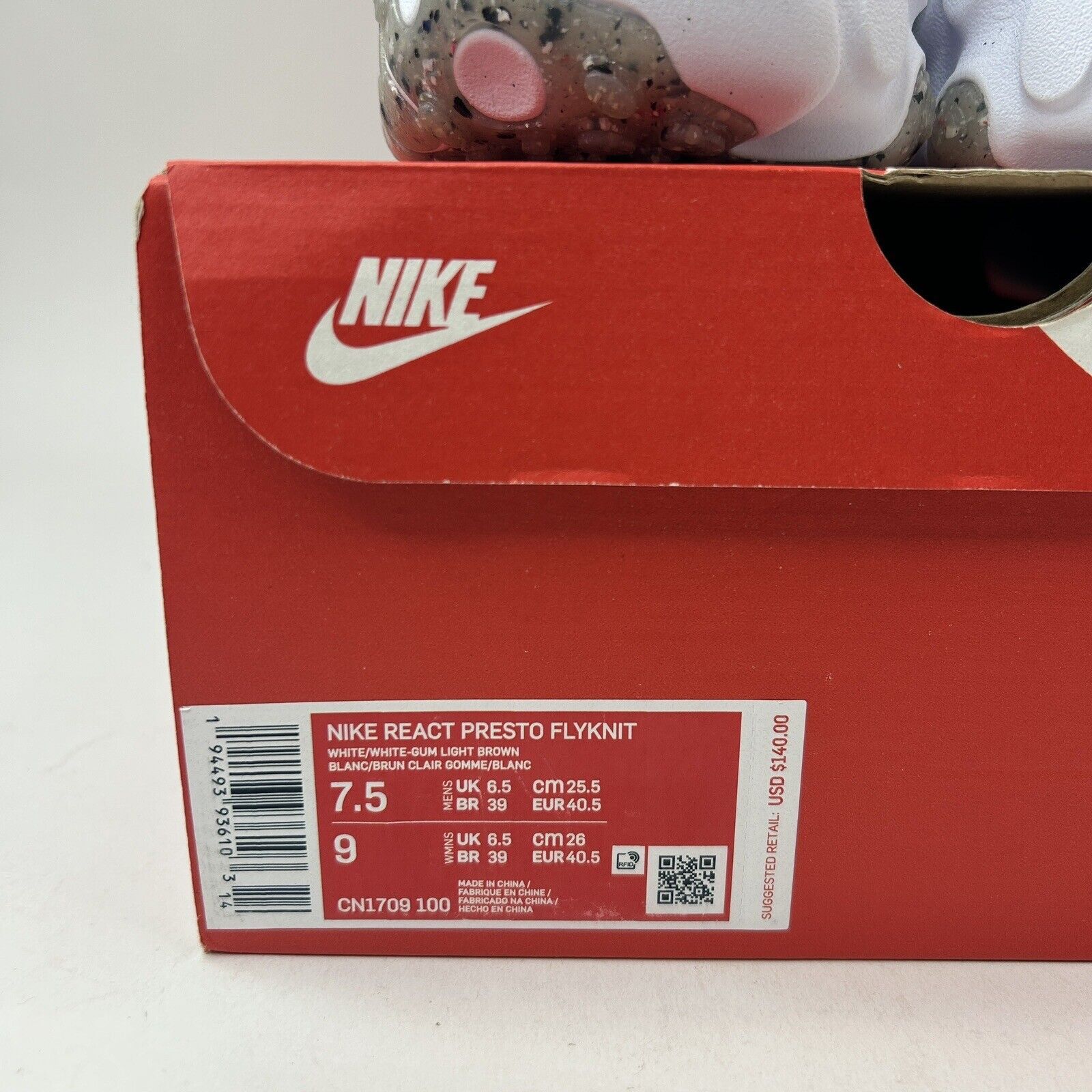 Nike Nike React Presto Flyknit “Recycled Canvas Pack” 2023 Size US 7.5 / EU 40-41 - 5 Thumbnail