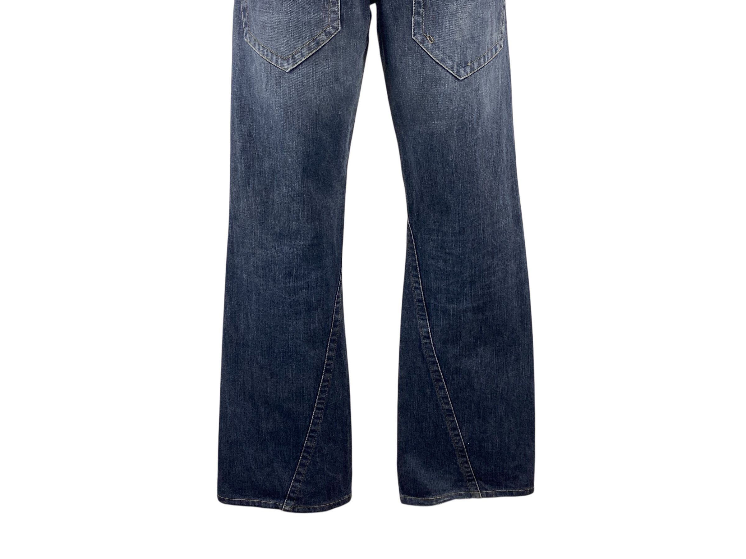 Tornado Mart Bootcut Denim Jeans Twisted Seam Jeans Size 29" - 7 Thumbnail