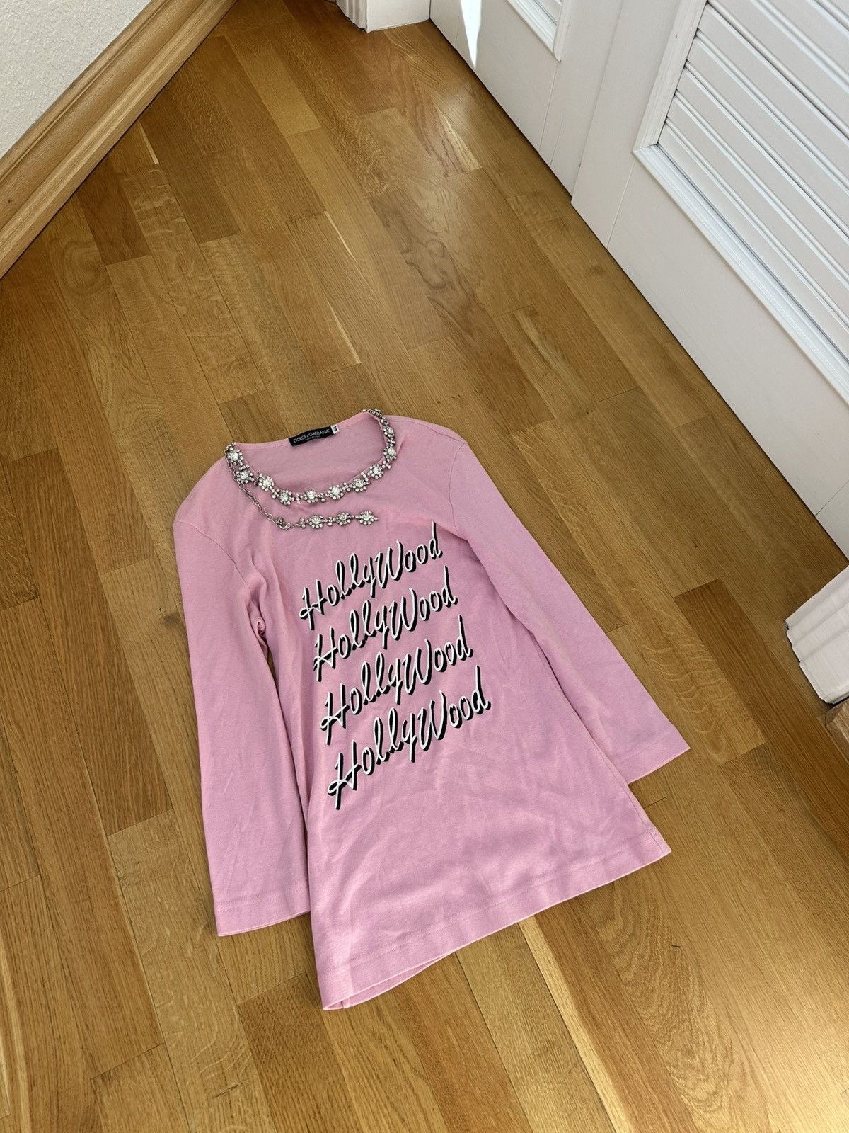 Dolce & Gabbana Dolce Gabbana Long Sleeve T-shirt Hollywood Centre Size M / US 6-8 / IT 42-44 - 1 Thumbnail