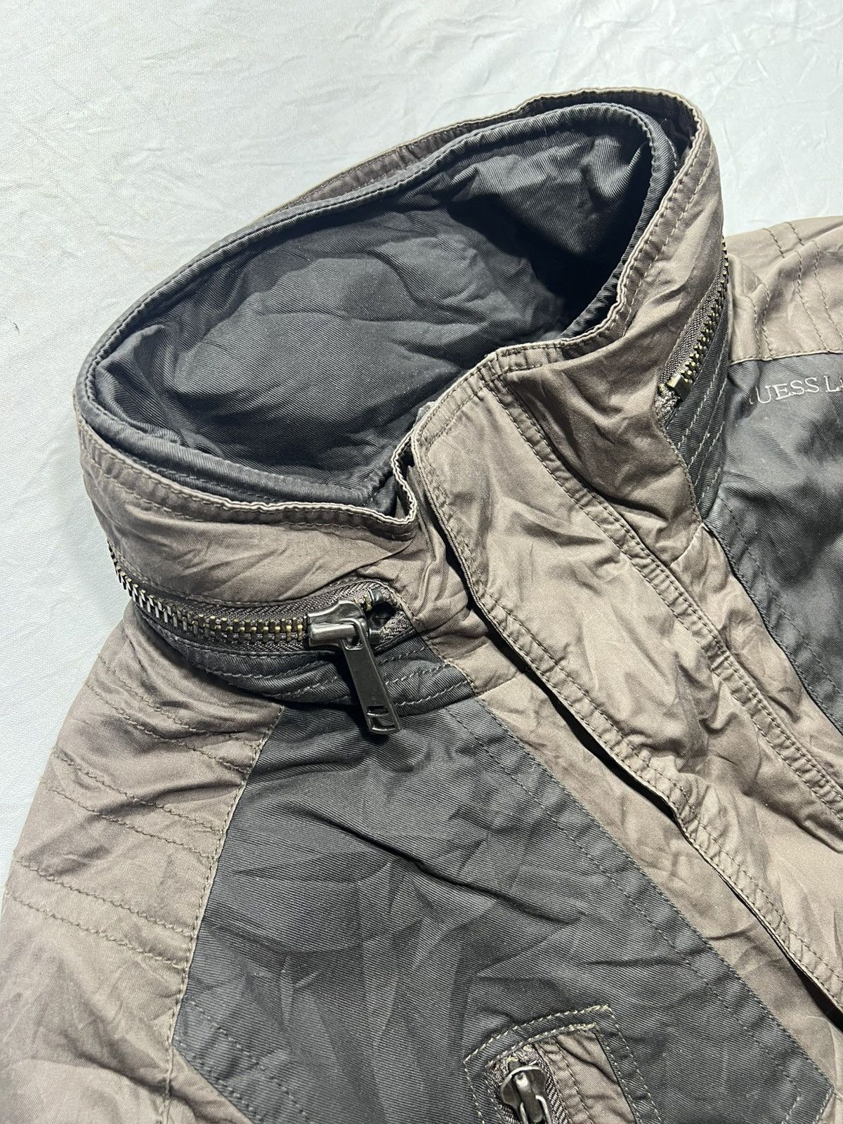 Guess Guess Men's Military Quilted Cotton M65 Field Jacket Size US M / EU 48-50 / 2 - 4 Thumbnail