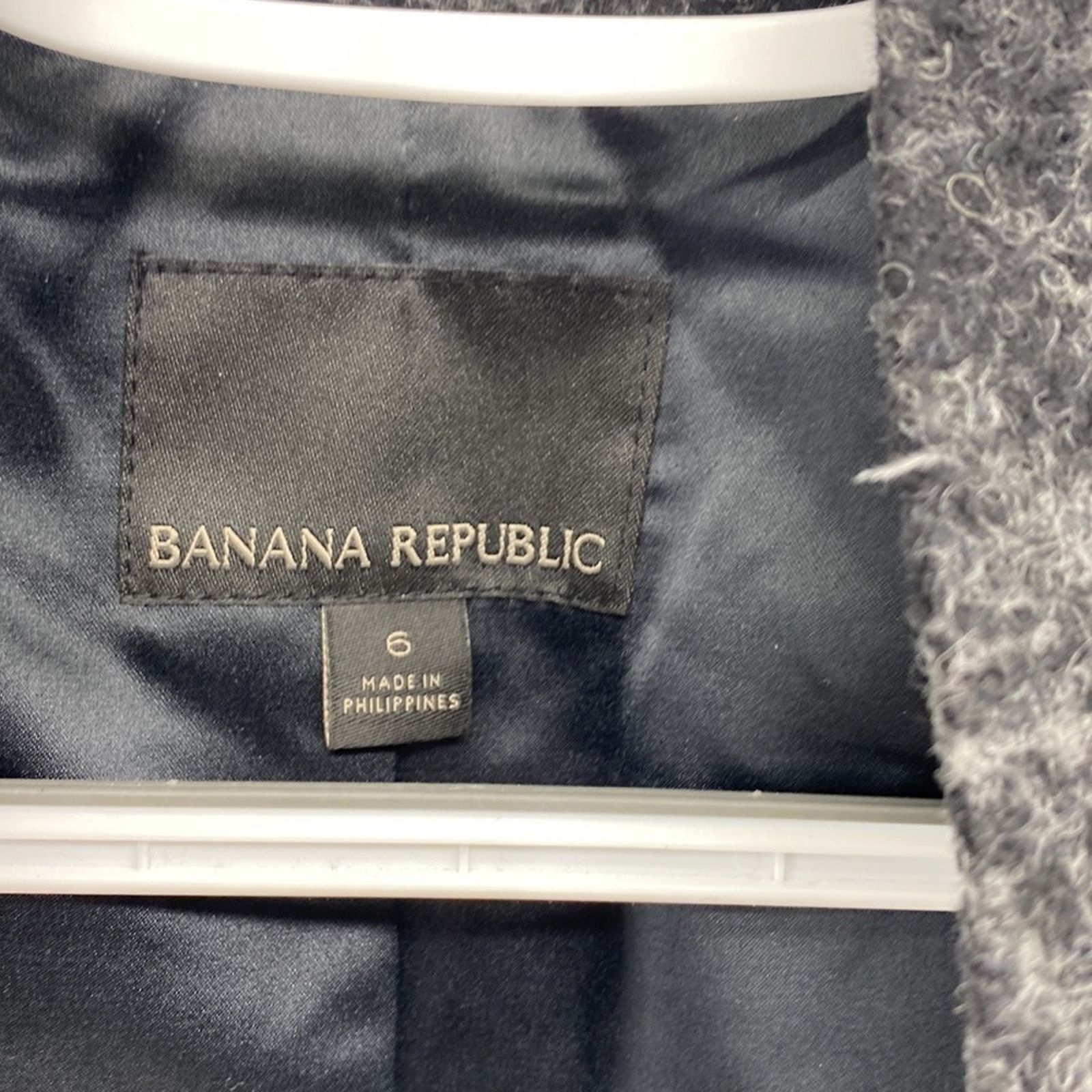 Banana Republic Banana Republic plaid wool blend open front longline sz 6 Size M / US 6-8 / IT 42-44 - 3 Thumbnail