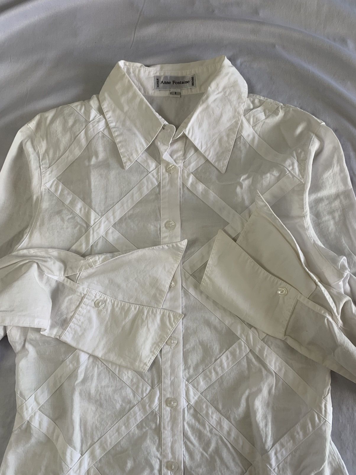 ANNE FONTAINE Japan brand Anne fortaine button up shirt Size S / US 4 / IT 40 - 6 Thumbnail