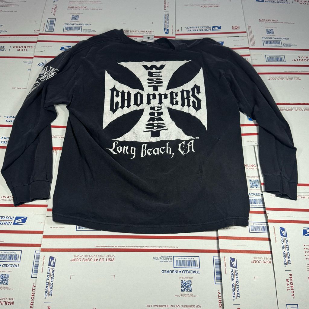 Harley Davidson Black West Coast Choppers T-Shirt Vintage Size XL Size US XL / EU 56 / 4 - 2 Thumbnail