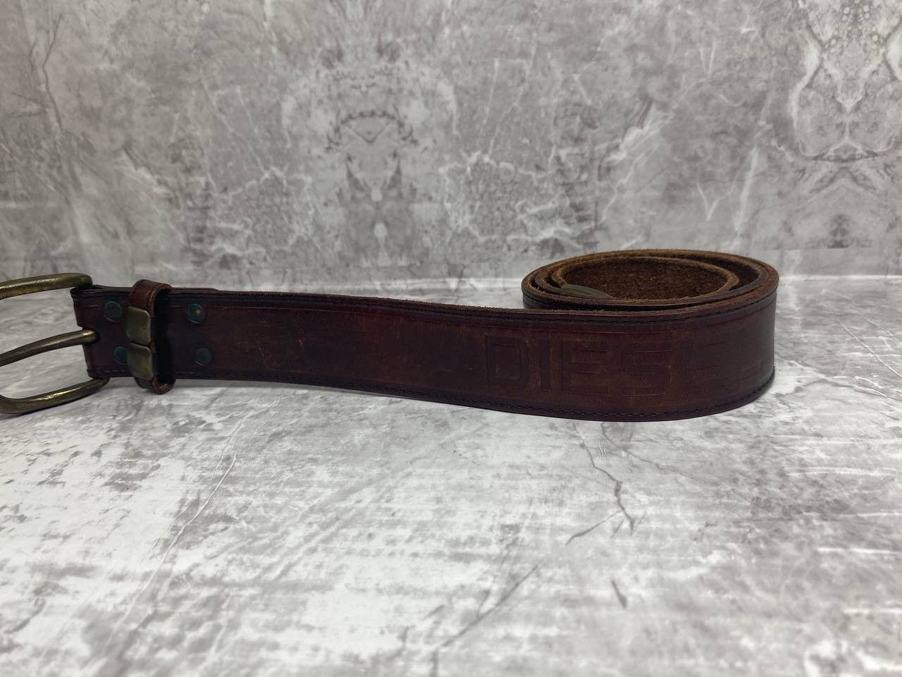 Diesel Diesel leather belt vintage genuine Size ONE SIZE - 2 Thumbnail