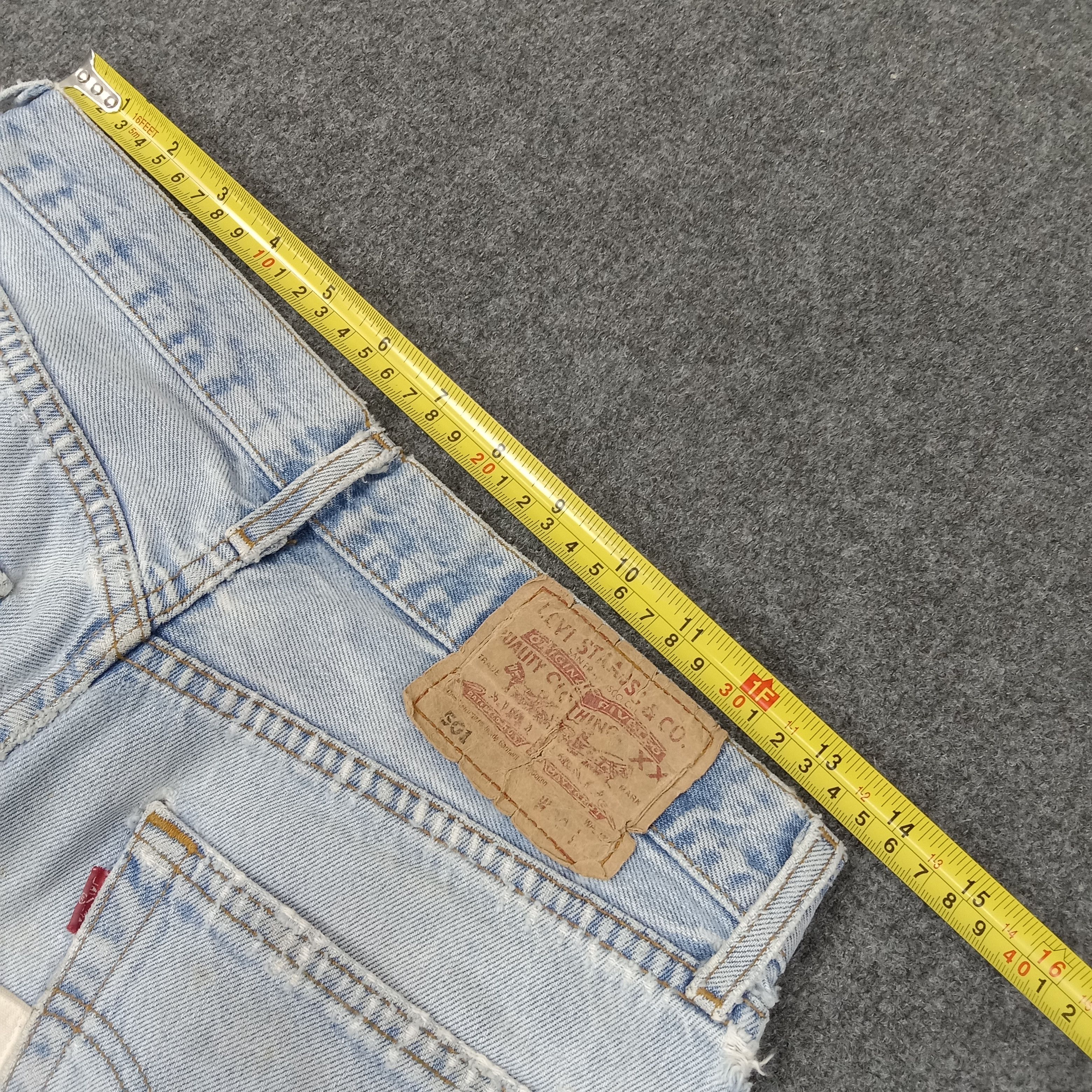Levi's Levi Strauss & CO Distressed Style Patchwork Jeans C252N18 Size US 28 / EU 44 - 11 Thumbnail