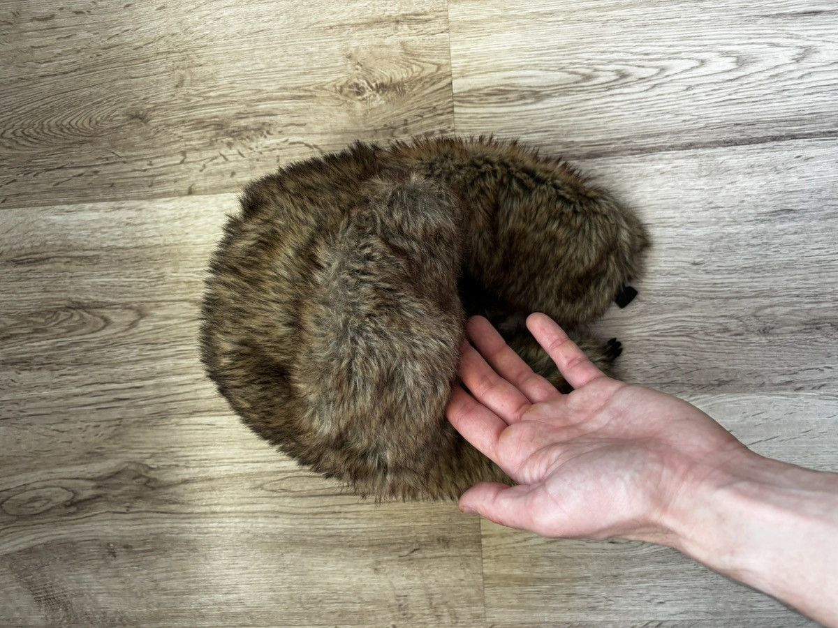 Other Lemon Collection Faux Fur Ushanka Hat | Y2K Danish Design Size ONE SIZE - 2 Thumbnail