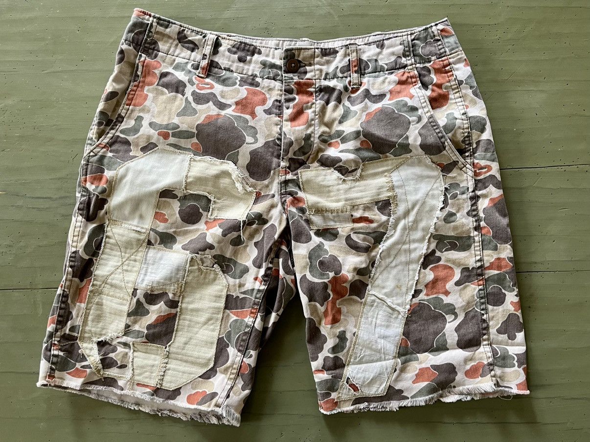 Denim And Supply Ralph Lauren Ralph Lauren RL Duck Camo Denim Distressed Shorts Grailed