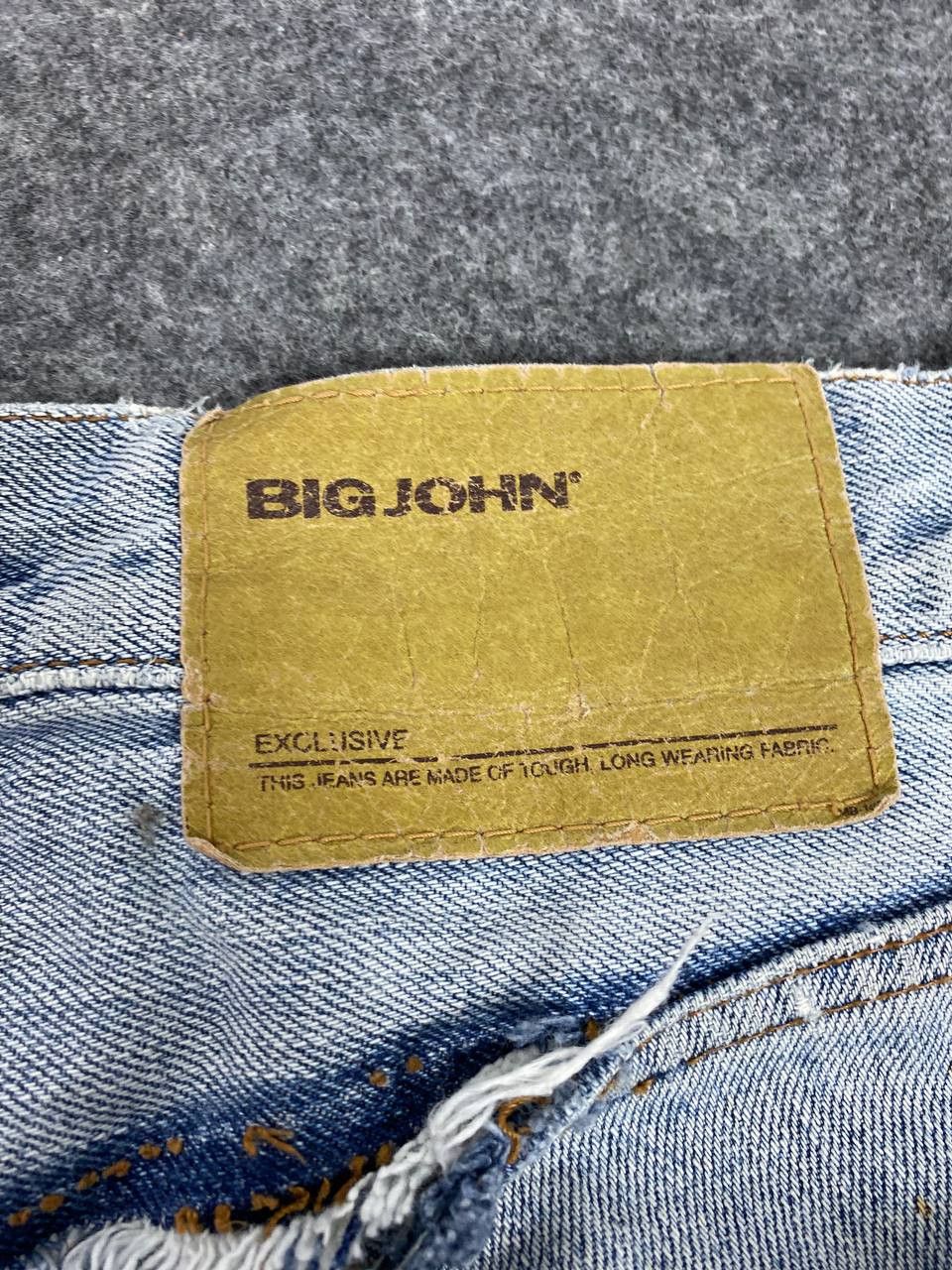 Big John vintage big john lightwash distressed denim Size US 34 / EU 50 - 5 Thumbnail