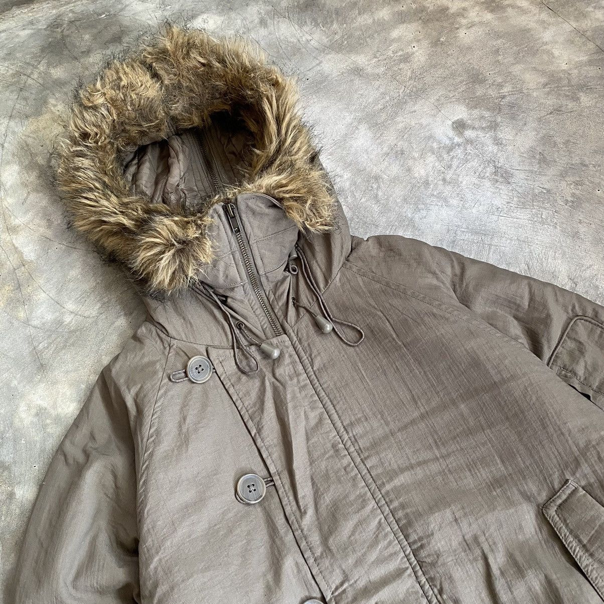 If Six Was Nine 2000s Tee Up Apocalypse Style N-2B Bomber Fur Hoodie Jacket Size US M / EU 48-50 / 2 - 2 Thumbnail