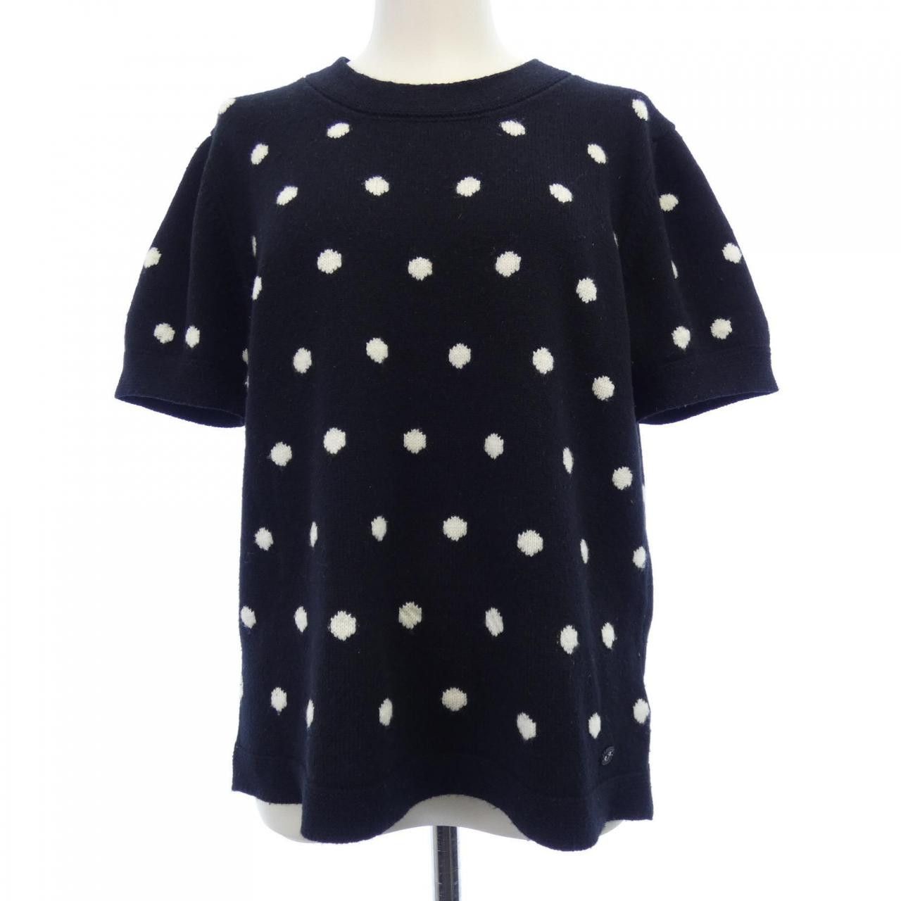 Chanel Chanel Chanel Cashmere Knit Textile Tops P34307K0093608A DUTY FREE for USA Size ONE SIZE - 1 Thumbnail