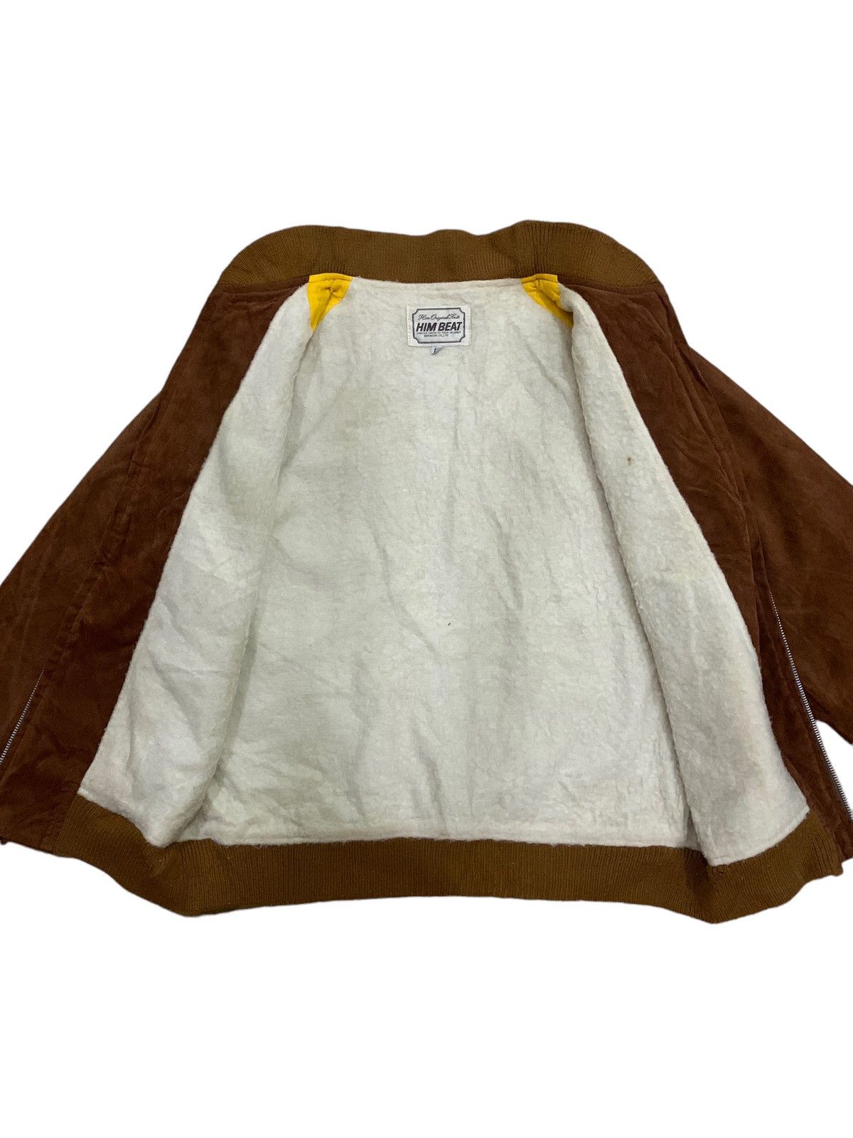 If Six Was Nine × Japanese Brand × Le Grande Bleu (L.G.B.) 🔥Offer Me🔥 Vintage Him Beat Style Suede Schott Jacket Size US M / EU 48-50 / 2 - 3 Thumbnail