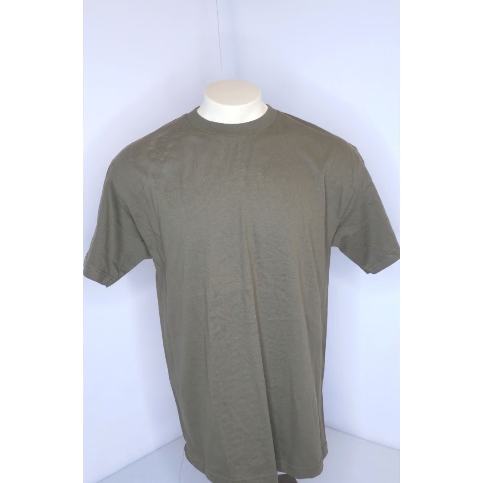 Olive NWOT Vintage 90s Alstyle Solid Olive Green Shirt XL L USA BLANK Size US XL / EU 56 / 4 - 3 Thumbnail