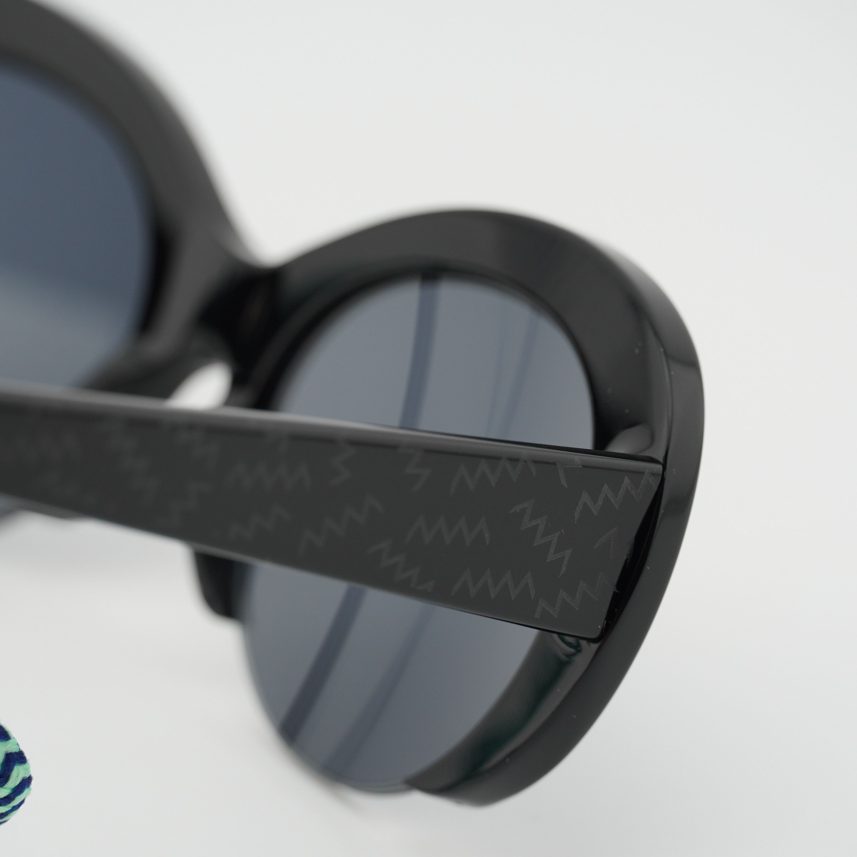 Missoni M Missoni MMI 0071/S 0807 IR Sunglasses Black Round Frame Size ONE SIZE - 10 Thumbnail