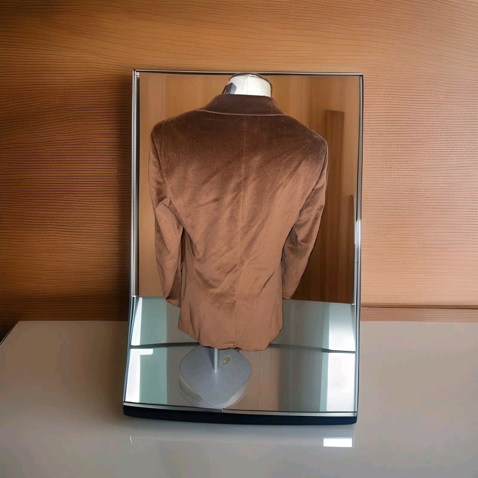 Hugo Boss Hugo Boss Cordoroy Brown 3 Button Men's Blazer 42L Size 42L - 3 Thumbnail