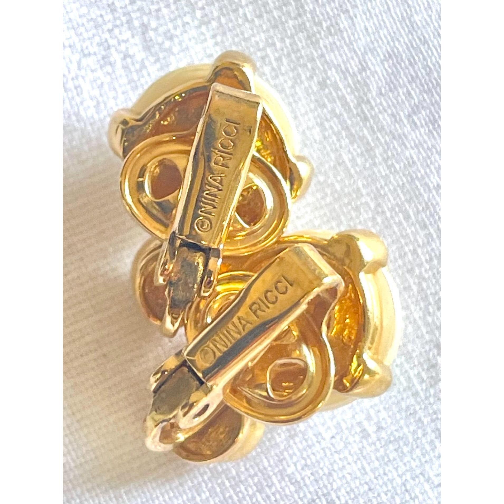 Nina Ricci Vintage Nina Ricci golden frame white faux pearl and crystal Size ONE SIZE - 3 Thumbnail