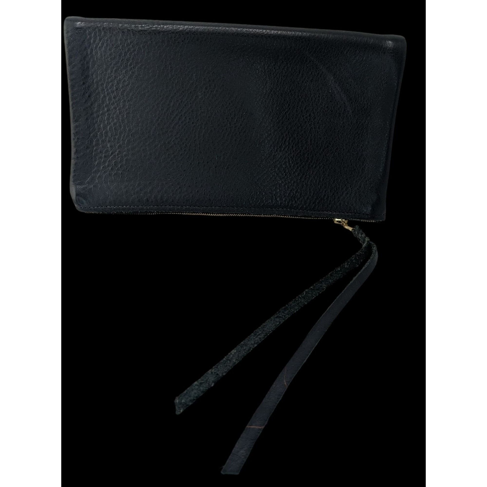 Other Western Ranchlands Black Leather Fold Over Clutch Chico Basi Size ONE SIZE - 8 Thumbnail